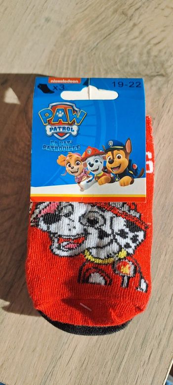 Lot de 3 paires de chaussettes Pat Patrouille