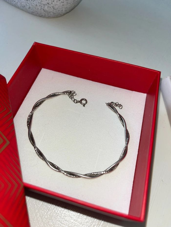 Bracelet argent torsadée - photo numéro 4