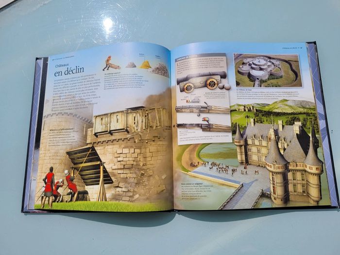 Livre Les Chevaliers 🛡 à la loupe, éditions Larousse (48) - photo numéro 8