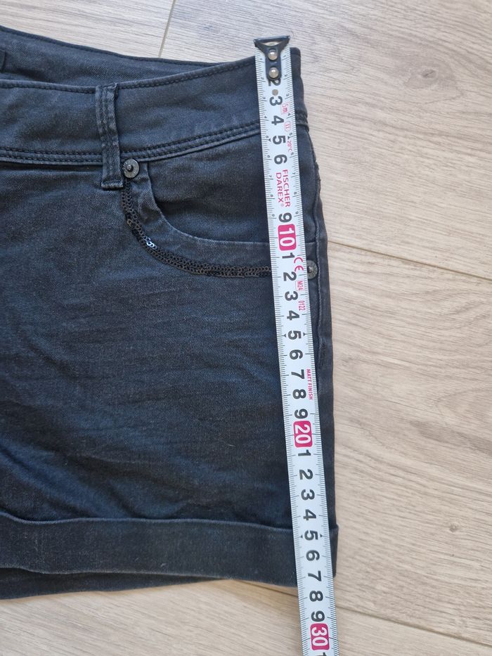 Short femme noir Morgan à sequins taille 38 - photo numéro 7