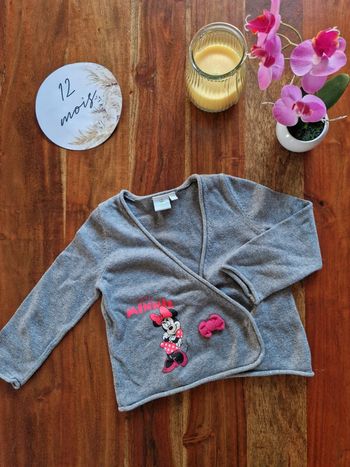 Veste cache-coeur Disney 12 mois