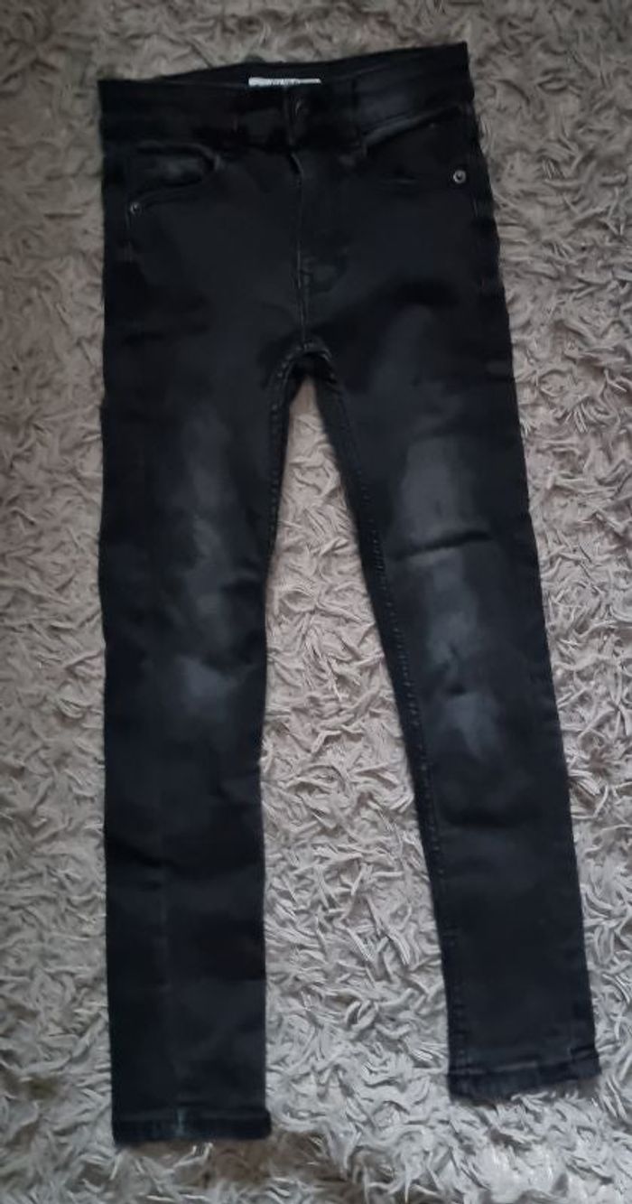 Jeans effet délavé super skinny 6ans mixte - photo numéro 1