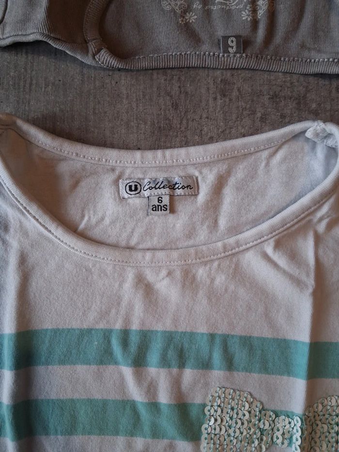 T-shirt manches courtes 6ans U collection - photo numéro 2