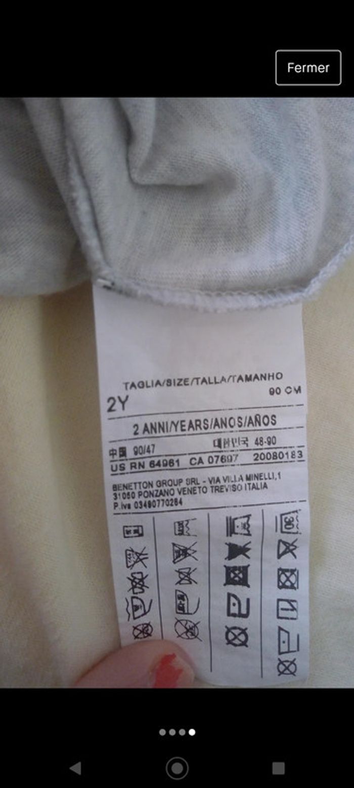 Débardeur chat Benetton - photo numéro 2