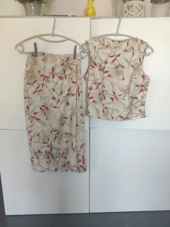 Georgia Kayne 100% lin jupe et top 38