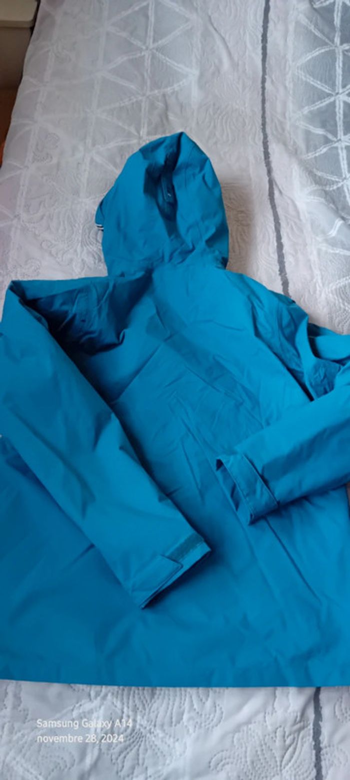 Blouson coupe vent doublé tribord bleu garçon 12 ans décathlon - photo numéro 3