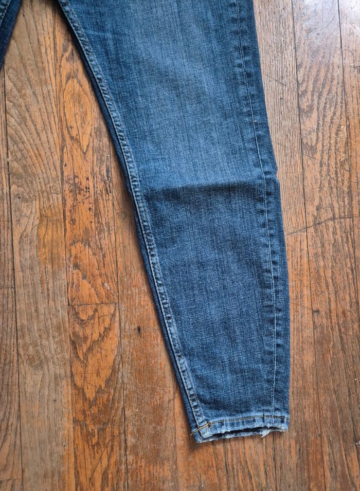 Jean femme bleu zara taille 42 XL - photo numéro 3