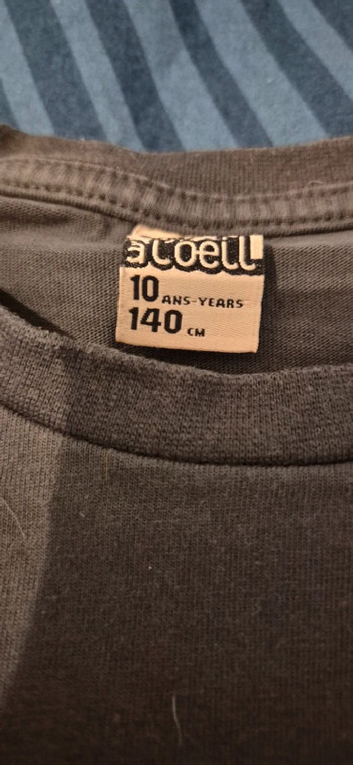 Tricots manche longue jaune et gris - photo numéro 2