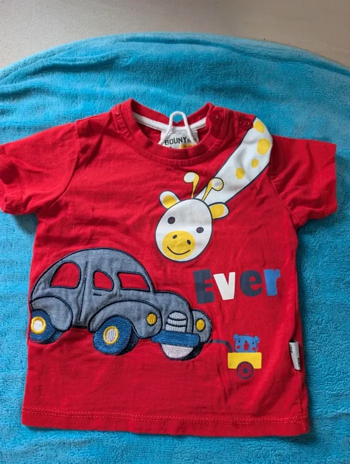 Ensemble été garçon tee-shirt+ short - photo numéro 3