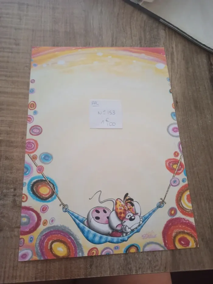 Papier à lettre Diddl 153 1,00€