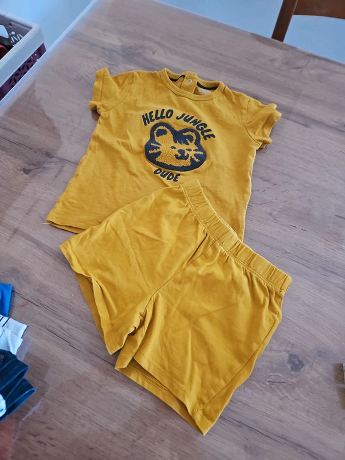 Ensemble moutarde bébé garçon 18 mois kiabi