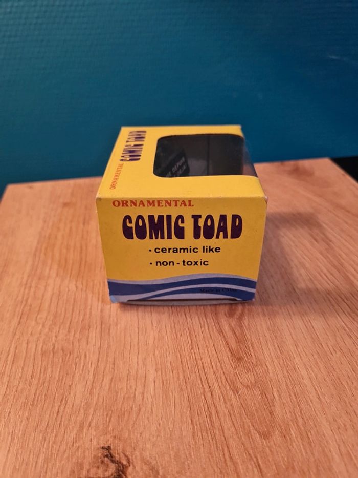 Figurine Grenouille Comic Toad en plastique 1970 Vintage - photo numéro 2