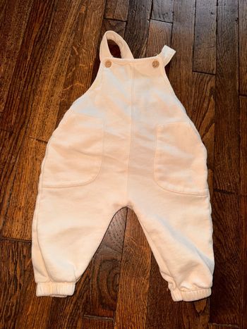 Salopette Zara matière sweat 6 mois
