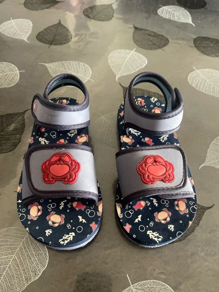 Nu-pieds bleus 27 « crabe »