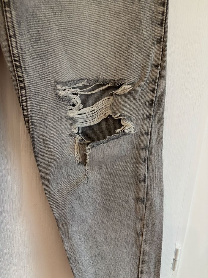 Jean boyfriend gris - photo numéro 4