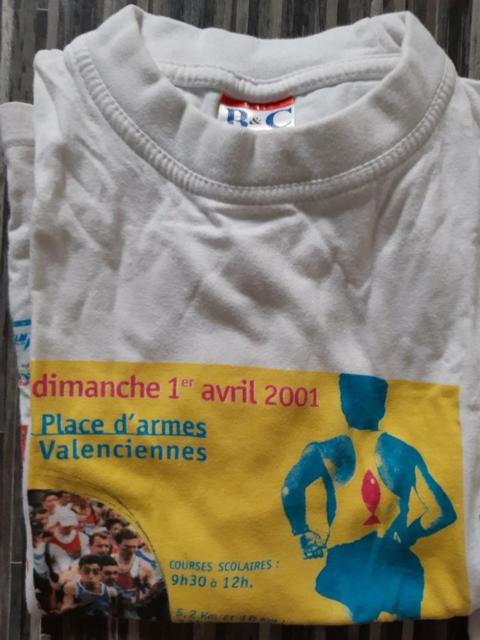 2 tee-shirts collector Valenciennes 2001 - photo numéro 2