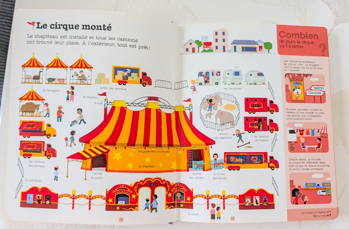 Livre jeunesse le cirque - photo numéro 2