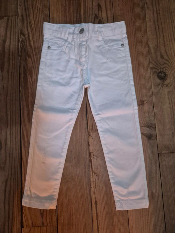 Jean blanc pour fille boboli