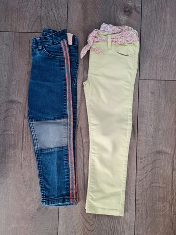 Lot de 2 pantalons fille 4 ans