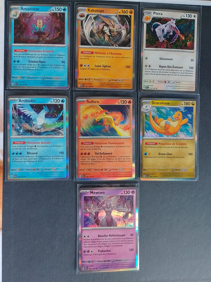 Pokémon - Set co/unco/holos 151 complet - 153 cartes sur les 165 de l'extension - photo numéro 5