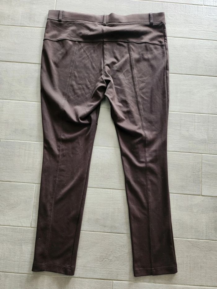 Pantalon droit marron Precchio colors concept taille 46 en excellent état - photo numéro 3