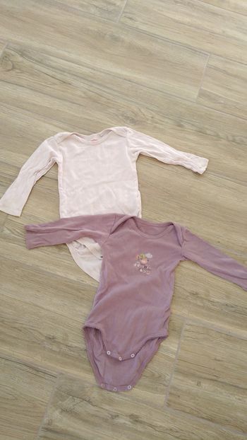 Lot de 2 body fille 2-3 ans