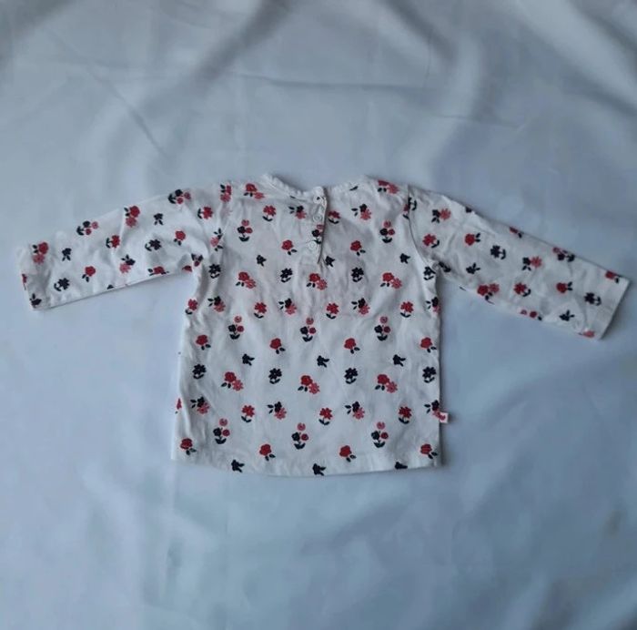 Lot de 2 tee shirt manches longues taille 12mois - photo numéro 5