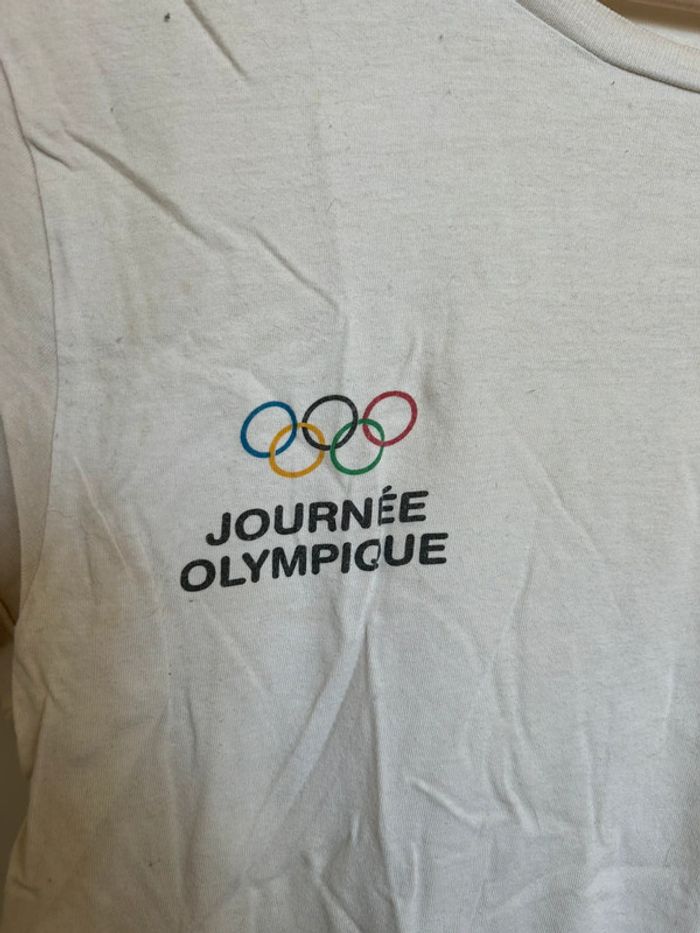 583 – t-shirt crème JO / Jeux Olympiques x Décathlon - photo numéro 2