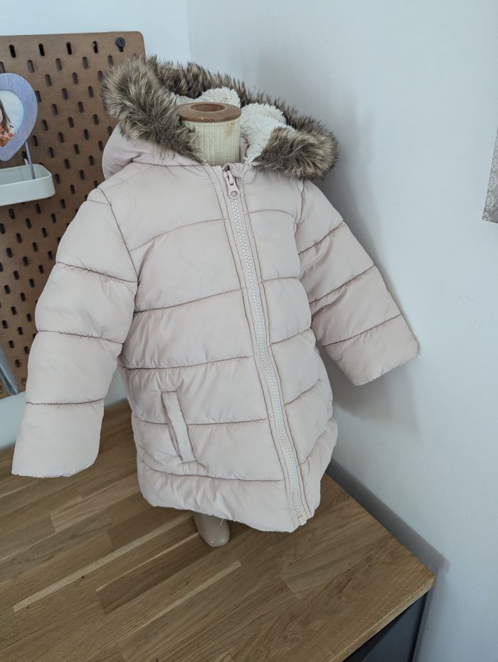 Manteau bout'chou hiver 18 mois rose pâle - photo numéro 3