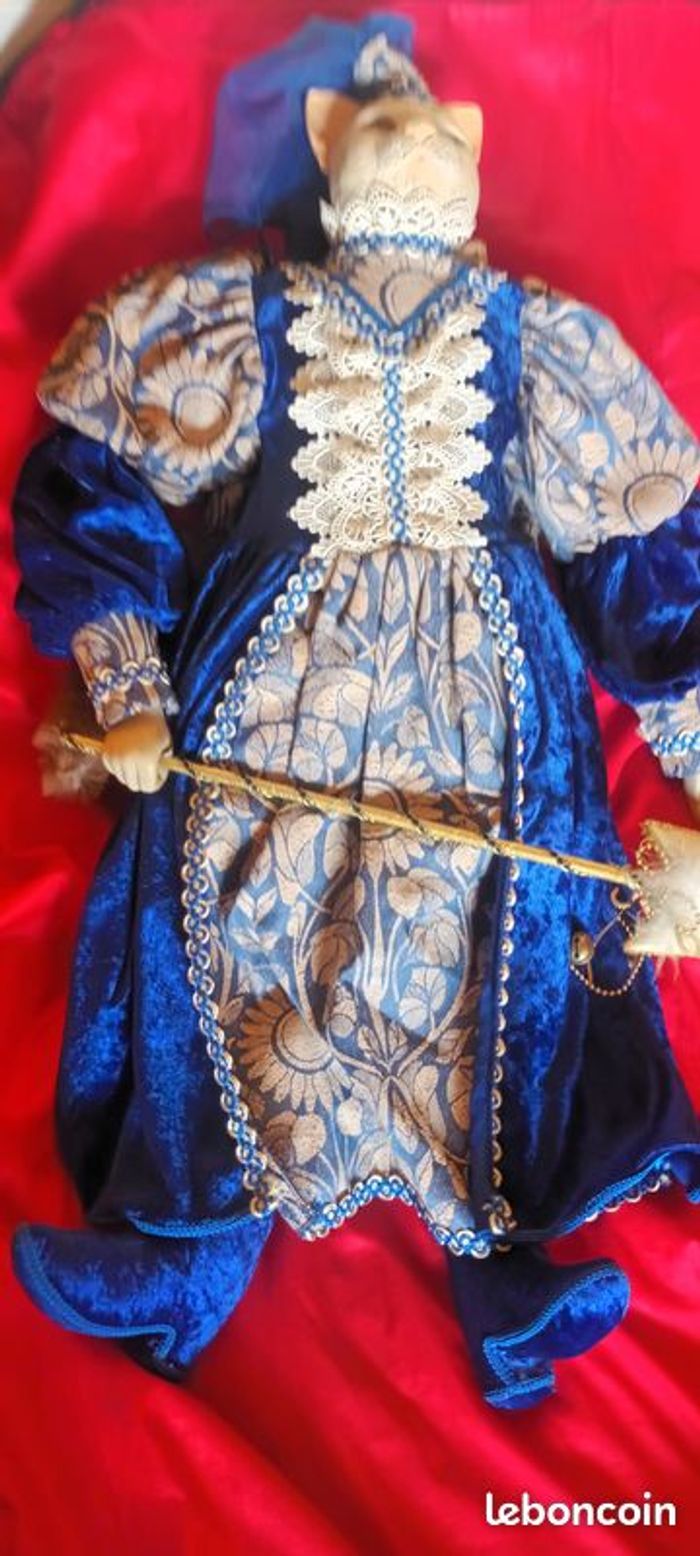 Magnifique marionnette de chat de Venise - photo numéro 2
