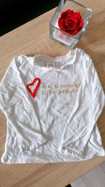 T-shirt manches longues Zara 9/12mois