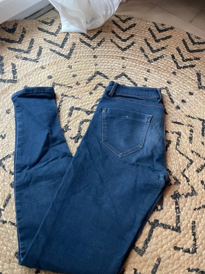 Jean skinny bleu foncé - photo numéro 3