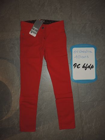 pantalon orchestra taille 10 ans
