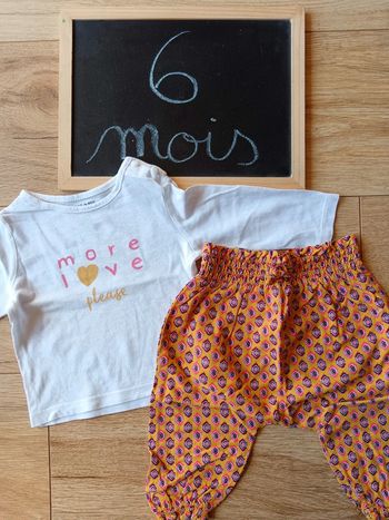 Ensemble sarouel et t-shirt Kiabi