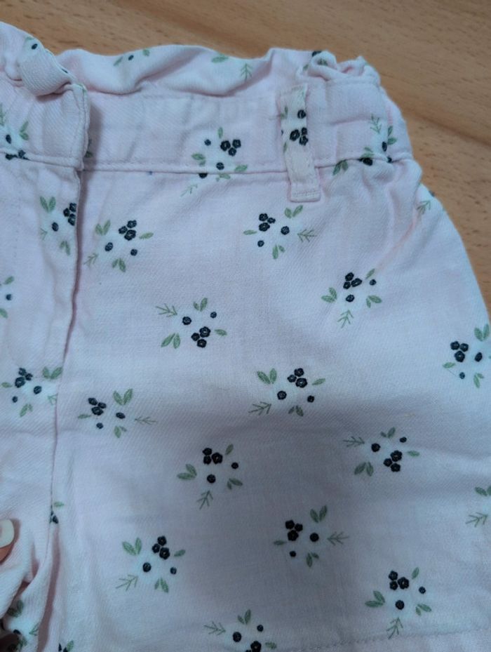 Short coton en lin fille 4 ans Sergent Major - photo numéro 3