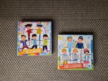 Lot de 2 jeux de puzzles mix - à partir de 3 ans