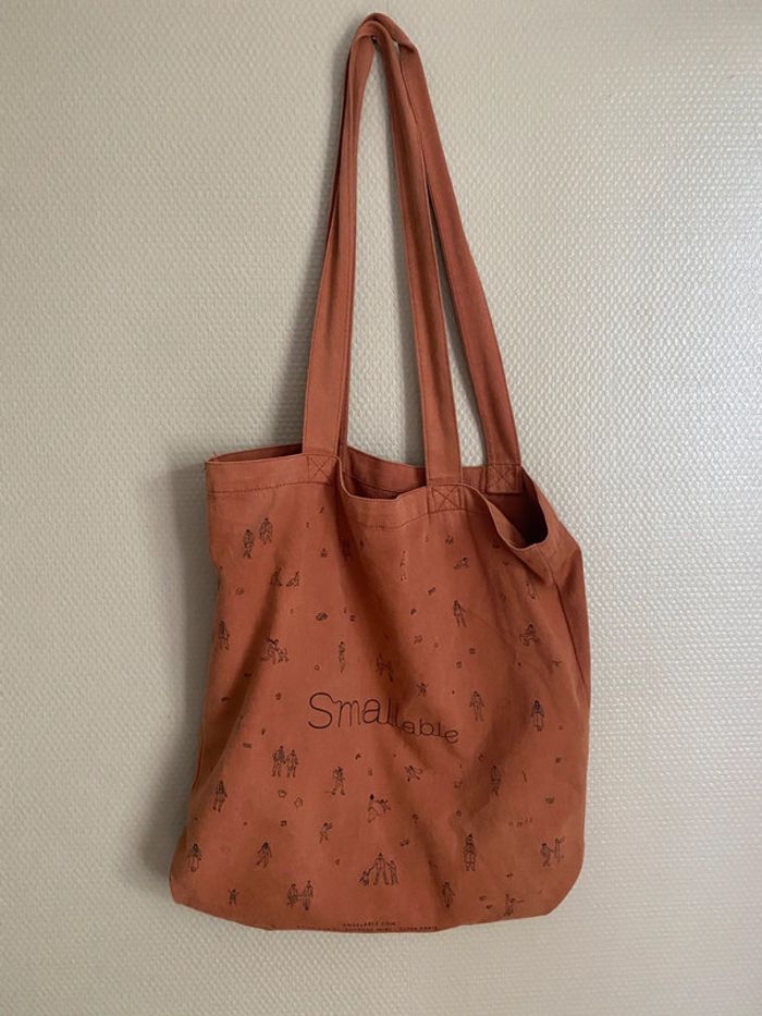 Sac cabas smallable noisette