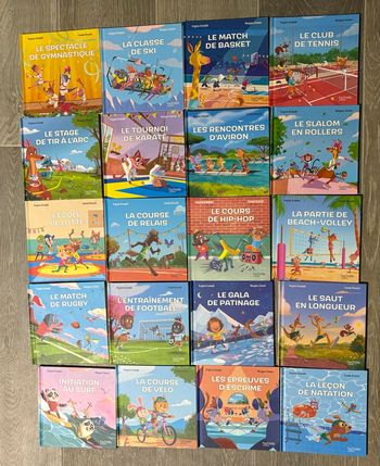 Livre Mc Donald’s  enfant Jeux olympiques art où les mercredis