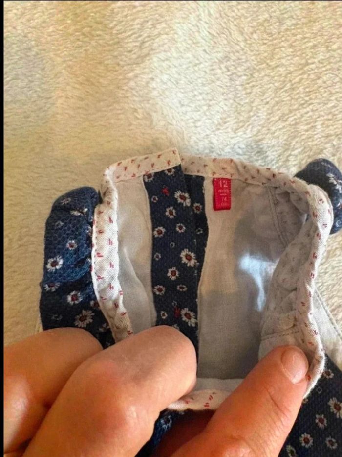 Adorable robe bébé fleurie orchestra 🌸 - photo numéro 5