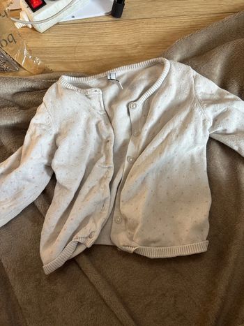 Gilet à pois