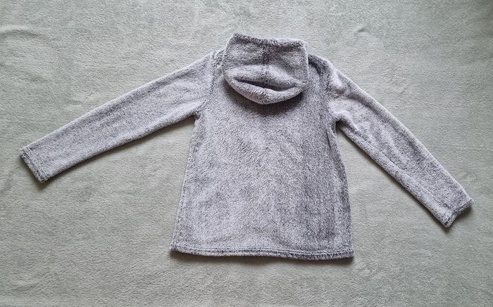 Sweat à capuche gris La halle 10/12 ans, très bon état - photo numéro 2
