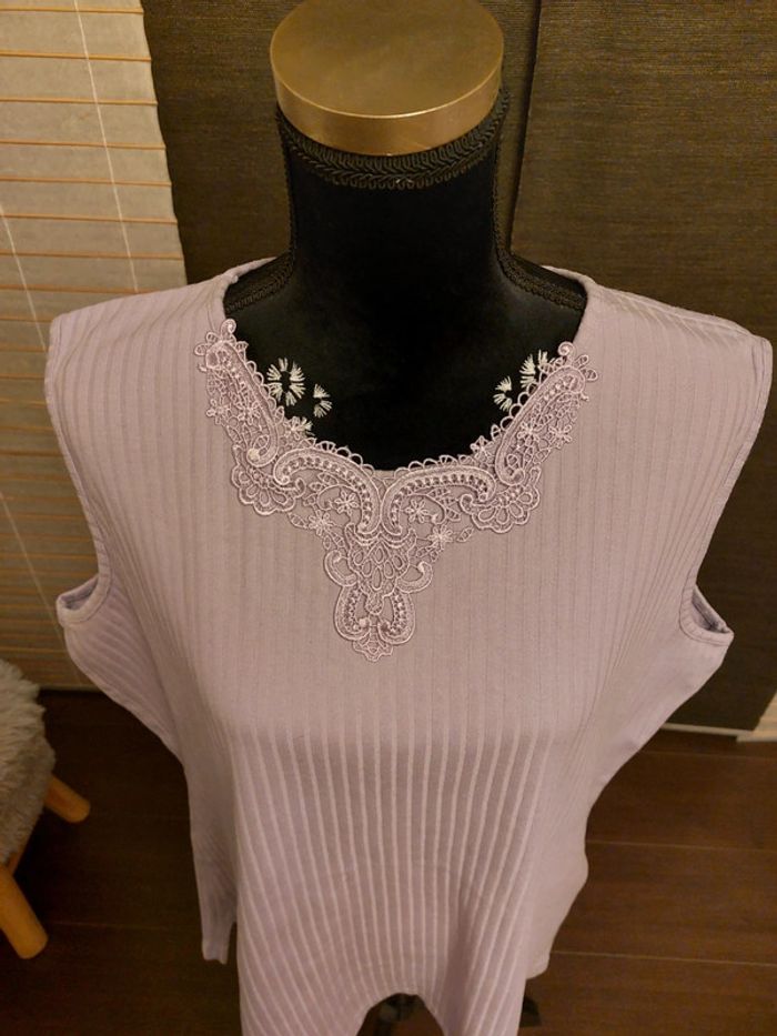 Débardeur lila - photo numéro 2