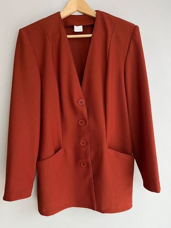 Veste avec épaulette marron pour femme en taille 42
