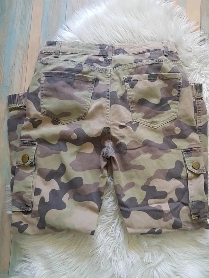 Pantalon newlook militaire kaki taille 38 excellent état - photo numéro 6