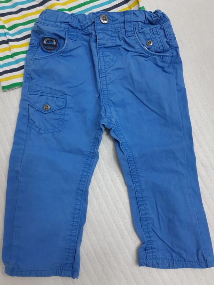 Tenue haut manches longues et pantalon 9 mois - photo numéro 4
