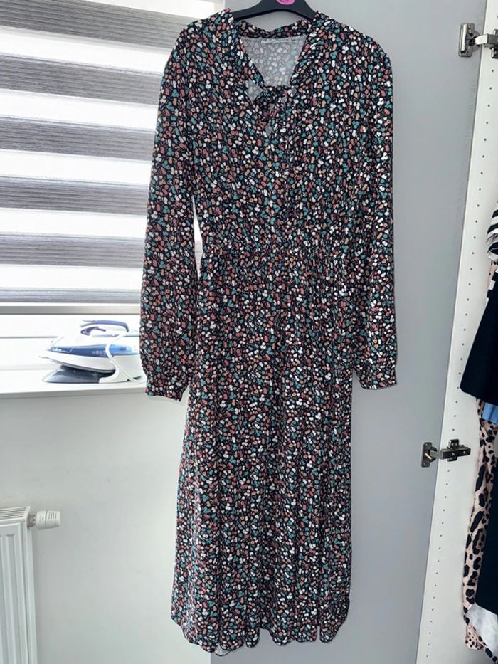 Robe fleurie taille unique longue - photo numéro 2