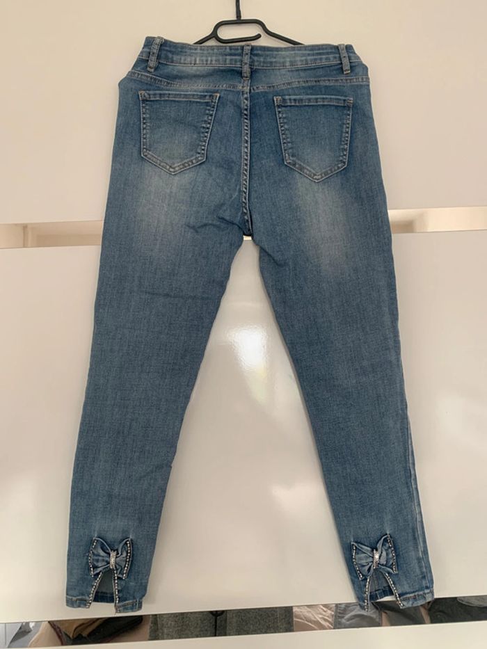 Jeans slim bleu - photo numéro 2