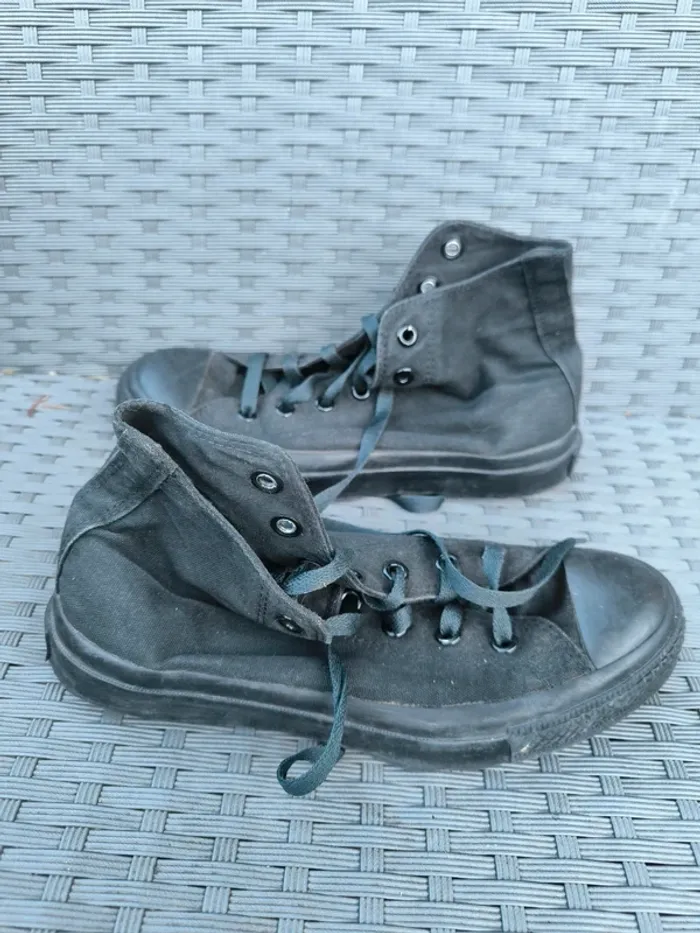 Baskets converse montantes tissu homme Taille 38 - photo numéro 2