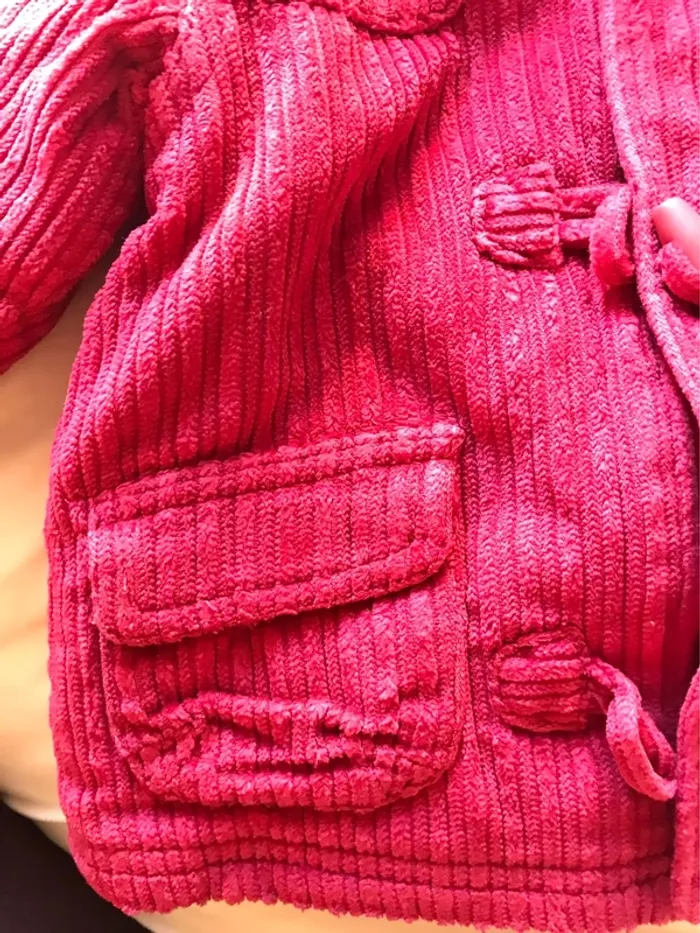 Veste à capuche bébé 6 mois fille - photo numéro 5