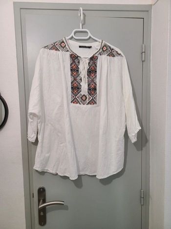 Blouse écru Monoprix taille 2